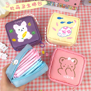 Saco de guardanapo sanitário para tia de grande capacidade Saco de guardanapo sanitário Saco de guardanapo sanitário Viagem Mini Saco de Cosmética Portátil