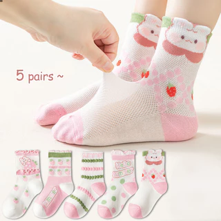 Meias Infantis Meias Meninas Meias Estudantis Meias de Algodão Meias Finas Meias de Verão Meias de Primavera