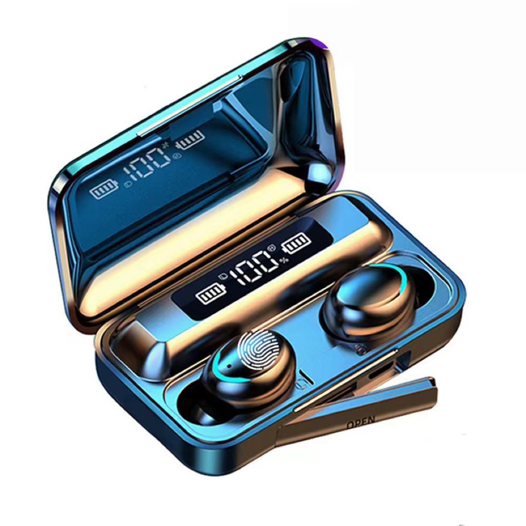 F9-5C TWS 5.0 Fones De Ouvido Sem Fio Bass Stereo In-Ear Bluetooth De Alta Qualidade Para Jogos Com Controle De Toque Esportivo