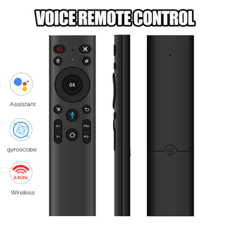 2.4G Controlador Giroscópio De Controle Remoto De Voz Sem Fio Com Receptor USB Q5 Air Mouse Remote Para Projetor Smart TV Android Box