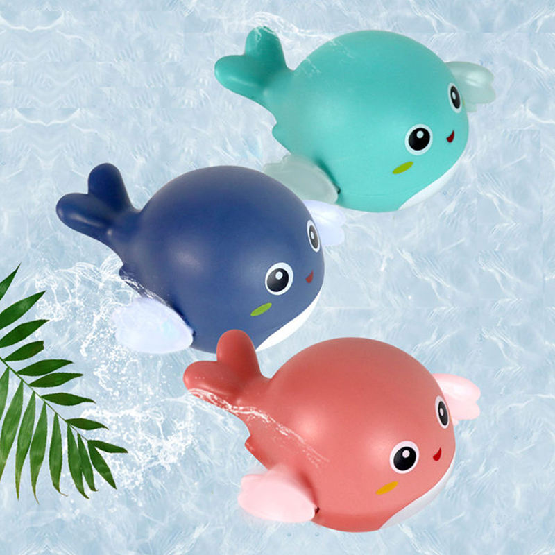 XZWJ03 Pequeno Brinquedo De Banho Dolphin Toy ABS Plástico Água