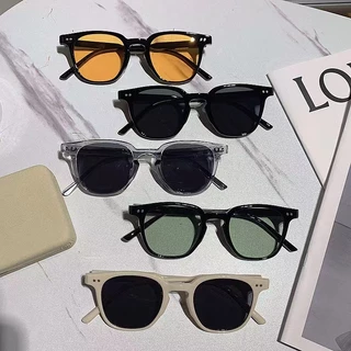 Coreano Unisexo Pregos De Arroz Pequena Armação Quadrada Óculos De Sol Para Mulheres Homens Outdoor Wild Eyewear Frame