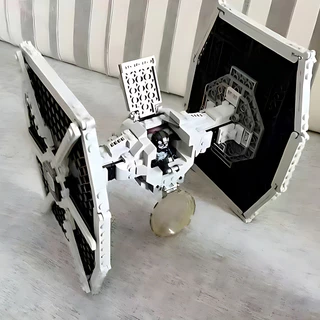 Blocos De Construção Do Modelo De Guerra Espacial compatile starwars 75300 Imperial Tie Fighter