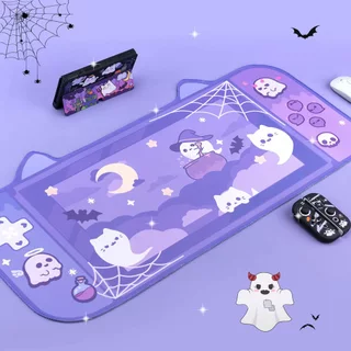 Tapete De Rato Fantasy Purple Mouse Pad , 31.49 * 15.74 Polegadas , Quadrado À Prova D'água Para Computadores De Mesa , Laptops , Almofada Decoração De Desktop , Acessórios Escritório Em Casa