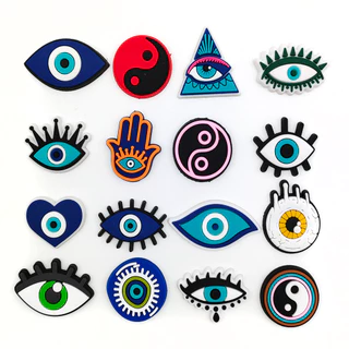 16pcs/set Cartoon Shoe Charms For croc Garden Shoes Accessories Women Kid