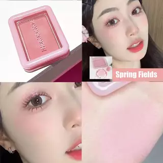 HERORANGE Blush De Cor Única Fosco Fino Brilho Destaque Contorno Natural Iluminando Tez Leve Feminino