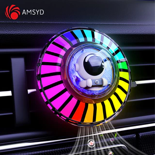Astronauta Aromaterapia De Saída De Ar Para Carros Criativa RGB Cabine Espacial Decoração De Interiores Carro Perfume Atmosfera Luz Respiratória