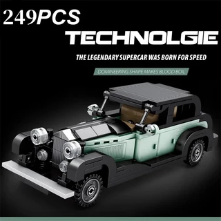 249PCS 8 LITER Bloco Construtivo Clássico De Carros Modelo De Veículo Cidade Criativo Diy Carro Tijolos Display De Brinquedos Para Crianças Presentes De Férias