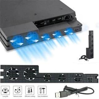 Suporte Do Console De Jogos Ventilador De Resfriamento Sony Playstation PS 4 PS4 Pro Slim Stand Control