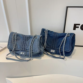 1PC Tecido De Ganga Retrô De Cor Sólida material De Fechamento , Adequado Para O Trabalho Diário E Viagem