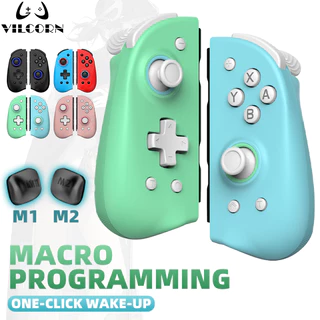 Controlador Joypad Sem Fio L/R Para Nintendo Switch/OLED Lite Joysticks Gamepad De Despertar Automático Con Crossing Seis Eixos