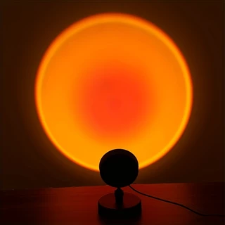 Mini Lâmpada De Pôr Do Sol USB-Luz Noturna De Projetor LED Para Atmosfera De Quarto De Casa E Decoração De Parede