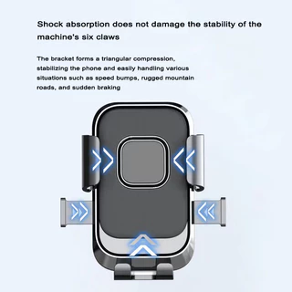 Suporte De Telefone Para Bicicleta Motocicleta Com Travamento Rápido MTB Rotativo À Prova De Choque