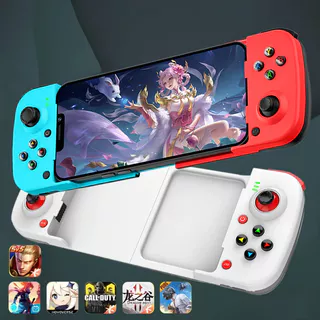 Telescopoc Gamepad Para Android Apple IOS Stretch Controlador De Jogos Sem Fio Bluetooth PUBG Switch PS4 Joystick Telefônico