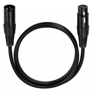 Cabo Blindado Balanceado XLR Macho Para Fêmea De Canhão De 3 Pinos Luzes De Palco DMX Microfone Gravação Alto-Falante Mi