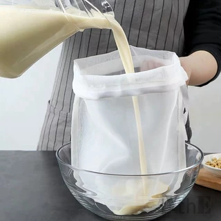 Sacos De Filtro De Leite De Malha De Nylon Reutilizáveis 100 Para Cozinha De Iogurte De Óleo De Café De Soja em Oferta na Shopee