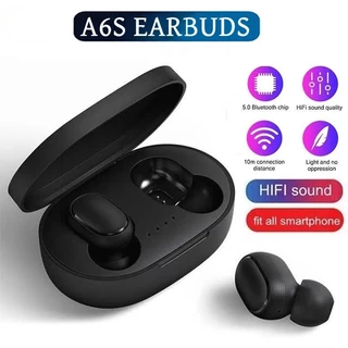 A6S TWS Fones De Ouvido Bluetooth 5.1 Sem Fio Com Controle De Toque Microfone Esportivos À Prova D