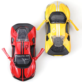Simulação de Liga Supercarro Modelo Supercarro Presentes Infantis Coleção de Ornamentos Requintados