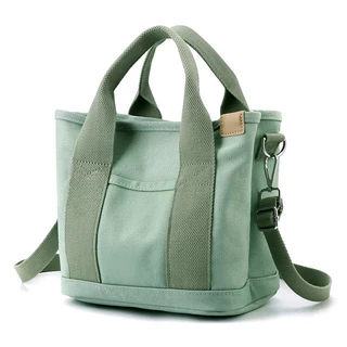 Saco de lona de grande capacidade Saco de lona Novo Estilo Melaleuca Multi-Compartimento Saco de Mão de Menina Moda Saco de Ombro Trabalhando Mamãe Saída Saco Pequeno Armazenamento