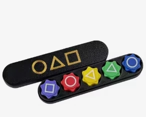 Novos Conjuntos De Jogos Populares Coreanos , Adereços De Jogo De Festa De Dados , Círculo Quadrado , Triângulo , Famíli