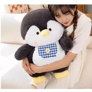 Grande Pinguim Brinquedo De Pelúcia Tamanho Meninas Abraço Travesseiro Para Crianças Presentes Aniversário