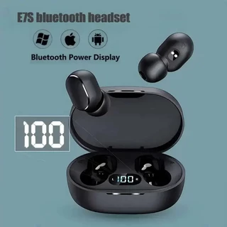 Fone De Ouvido Bluetooth Original TWS E7S Sem Fio Com Visor LED Mic Earbuds Para IPhone Xiaomi