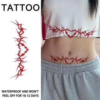 Adesivos de tatuagem temporários Sexy à prova d