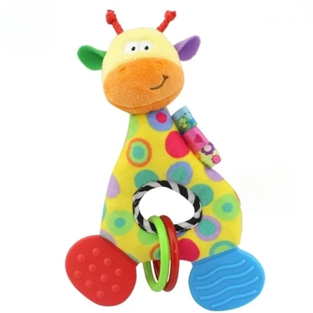 Brinquedos de pelúcia para bebês macia girafa infantil de algodão rattle doll toy