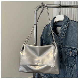 Bolsa Fashion Tote Bag Grande Capacidade Bolsa Diária para Transporte de Moda Bolsa Textura em Cadeia