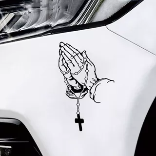 Adesivos De Carro Personalizados Buda Mão Oração Grânulo Gesto Corpo Vidro