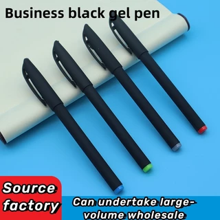 S Confortável Grip Grip Quick-Drying Black /Blue Ink Gel Pen, Adequado para Escritório e Escola, Papelaria de Escritório de Aprendizagem de Escrita
