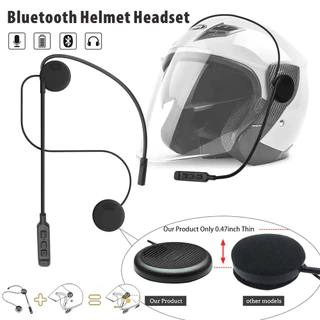 MT02 Fone De Ouvido Bluetooth Para Motocicleta BT5.1 Sem Fio Anti-Interferência
