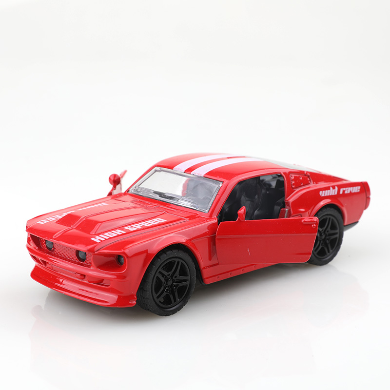 Modelo de carro esportivo de liga leve Simulação de carro Modelo de carro Pull Back Car Decoração Coleção Gift Boy