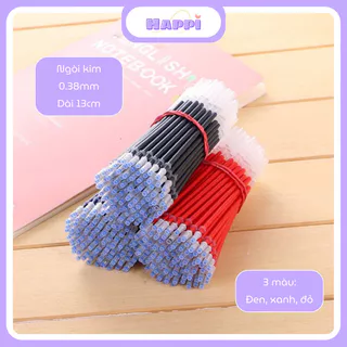 Conjunto De 100 Peças De Ponta De Caneta Neutra Azul , Vermelha E Preta , Agulha De 13 Cm Para De Clipe HAPPI , Papelari