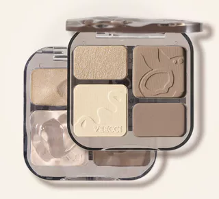 Bandeja De Contorno De Quatro Cores Destaque Matte Shine Powder Nariz Sombra Contouring-Corporal