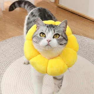 Coleira Protetora Para Feridas , Animais De Estimação , Gatos , Após Cirurgia , Algodão , Macio , Ajustável , Elizabeth