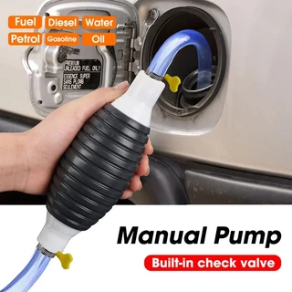 Carro Manual Bomba De Combustível De Transferência Mão Universal Para Motocicletas Barcos Gasolina Óleo Diesel Água Líquida Com Clipes De Válvula