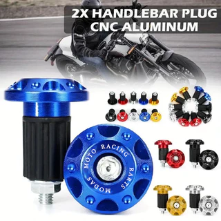 MALCOLM CNC Metal Motocicleta Guiador Plugues De Extremidade 2 Peças-Tampas De Contrapeso Para Bicicleta Da Sujeira/ATV