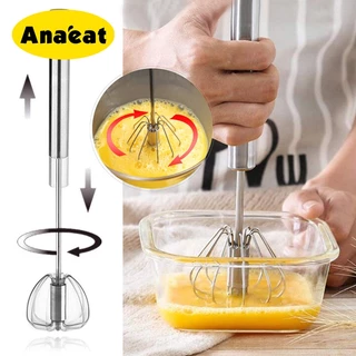 1pc Batedor De Ovo , Manual De Aço Inoxidável , Doméstico Semiautomático , Creme Misturador , Ferramenta De Cozimento
