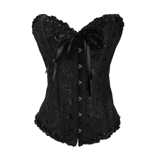 WECHERY Corset Plus Formador De Cintura Lace Up Corsets Crop Top