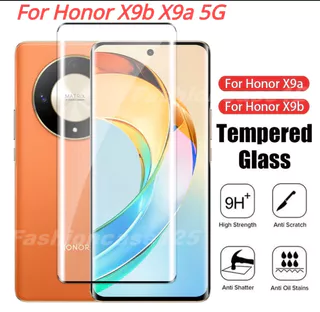 3 Pcs Protetor De Tela Curvado Para Honor X9B HonorX9c X9B X9a 5G HonorX9a 2023 Cobertura Completa Vidro Temperado HD Fi
