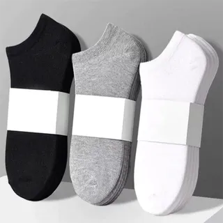 Meias Curtas De Verão Masculinas De Algodão Puro Preto Invisível De Barco Absorventes Desodorante De Primavera E Outono Esportes Branco Fino