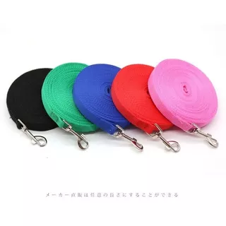 Trelas Para Cães Com Corda De Tração De 10m , Linha Longa , 2cm De Largura , Trela Treinamento , Acampamento No Quintal