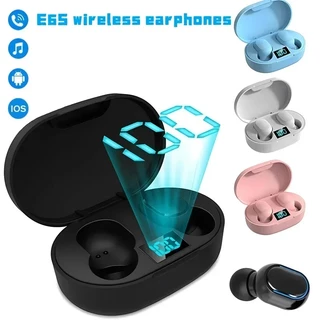 E6S Fones De Ouvido Bluetooth Sem Fio TWS Ruído Cancelando Com Microfone Para Xiaomi
