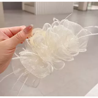 1 pçs High-End cetim grande preto arco tubarão clipe cocar quadrado diamante volta cabeça grampo de cabelo Grab Clip fem