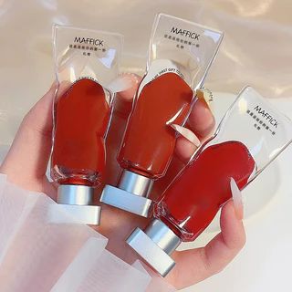 Maffick Ice Cube Velvet Lip Glaze Transparent Ice Cube Festa Estudantil de Gelo Festa Estudantil de Gelo Barato Matte Non-Fade Lip Gloss