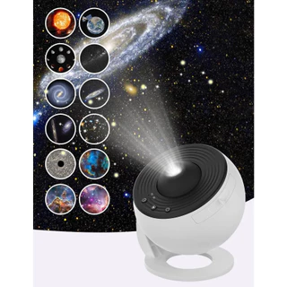 Projetor Galáxia , Estrela 13 Em 1 Planetário Realista Luz Nocturna Céu Estrelado Com Sistema Solar Lua Constelação Para Quarto Decoração Da Sala De Estar Do Home Theater