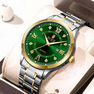 Ruige New Style Quartz Watch Calendário Luminoso 30 Metros à Prova d