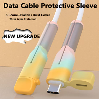 Nova Tampa De Proteção Do Cabo De Dados Carga Anti-Quebra De Silicone Mordedor