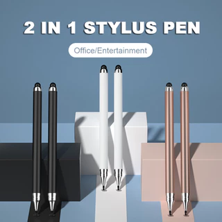 Caneta De Toque 2 Em 1 Universal Stylus Para Mesa Telefone Móvel Android IOS iPad Acessórios Capacitiva De Desenho